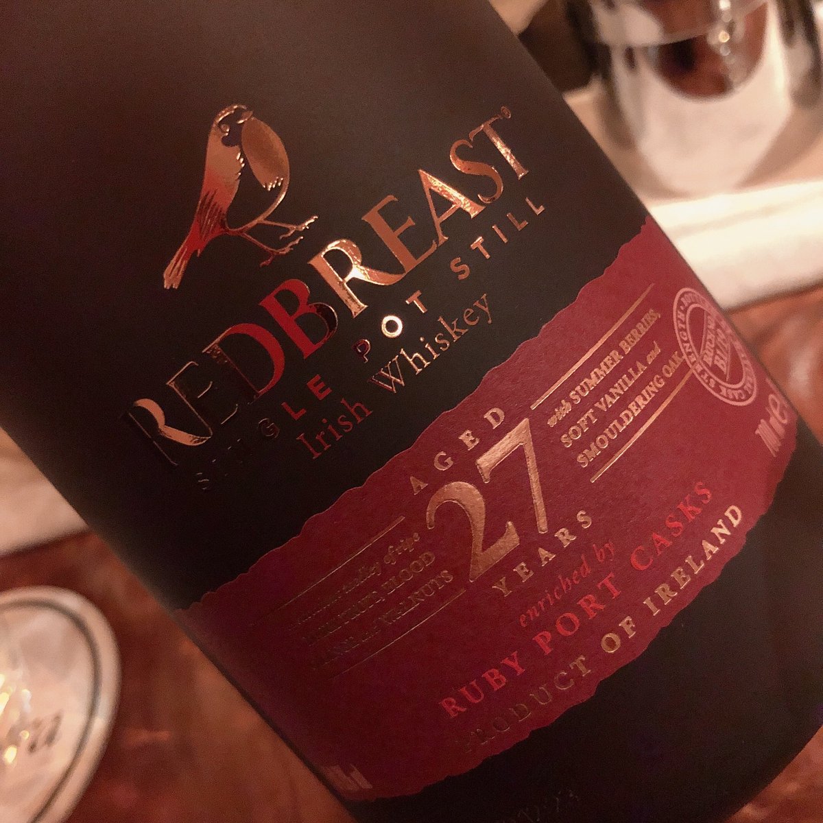 レッドブレスト 27年 54.6% ルビーポートカスク こういうアイリッシュ