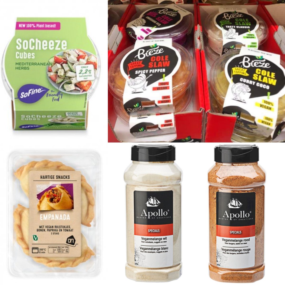 Update NIEUWE vegan producten!
🍔🐟🌭🥞🍛🧀🌮🌿
Bij PLUS Supermarkt &amp; Hoogvliet supermarkt:
🍃 The Blue Butcher (braadworst niet vegan)

Bij Jumbo Supermarkten:
🍃 Good Catch Foods Tuna in 3 smaken
🍃 LikeMeat producten 3 varianten

Bij Albert Heijn...

m.facebook.com/story.php?stor…