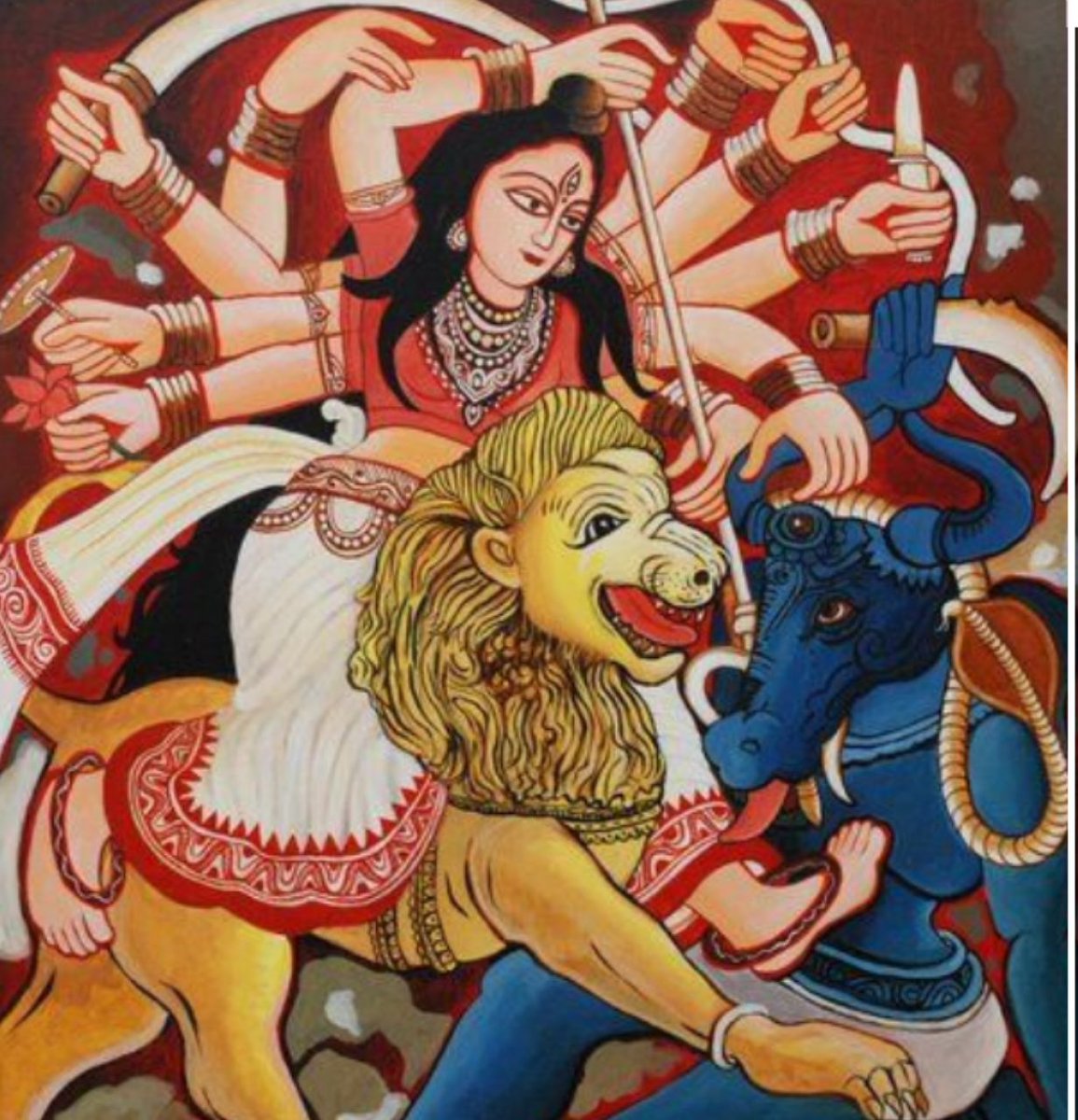 We have various Women representation as goddesses. When she represents knowledge, she came on Hamsa, to kill Mahishasura she came in the form of Durga.We won't treat Women as objects unlike modern religions.