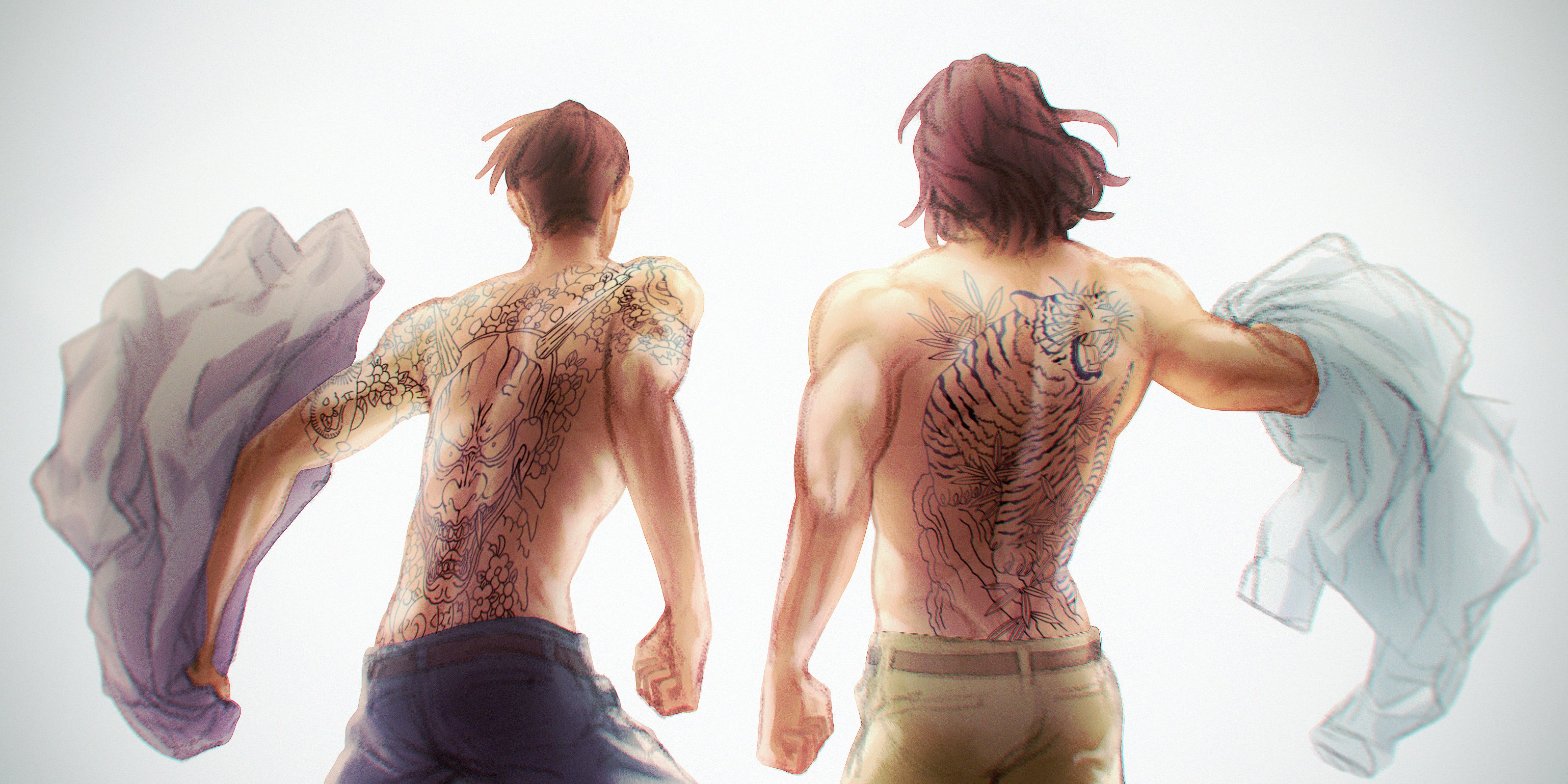 Majima and Saejima