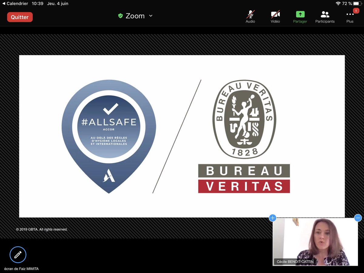 Bird_Office's tweet image. [Webinar GBTA - Live Tweet] Mesures prises par le groupe @Accor avec la mise en place du label de propreté et de prévention #AllSafe pour rassurer les clients et les partenaires #webinargbta #livetweet #lemondedapres #events #meetings