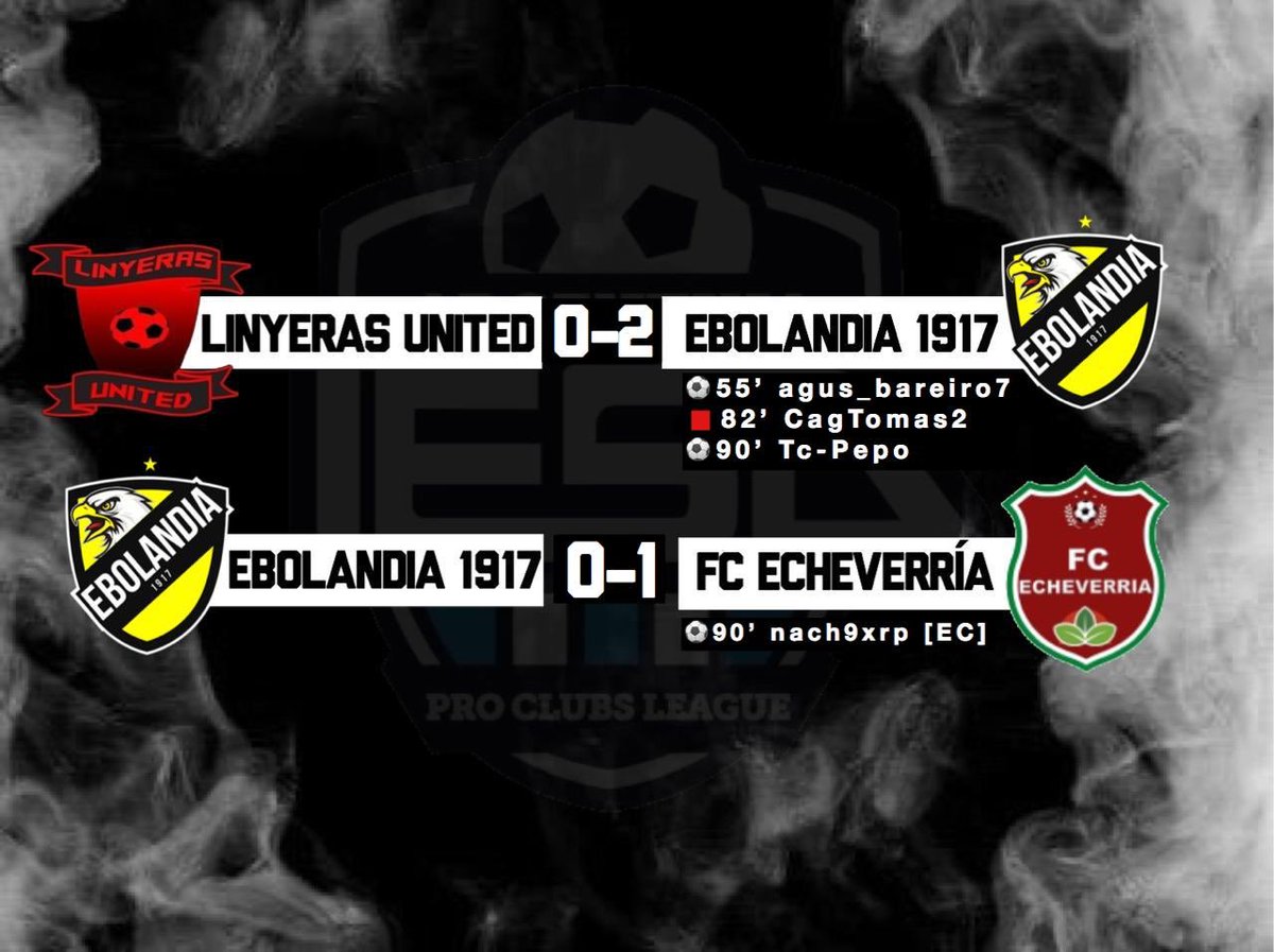 Resultados de la noche.