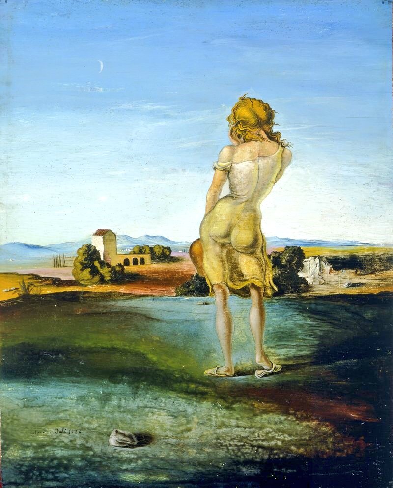 66. Girl with Curls, Salvador Dalí, Spanish, 1926.