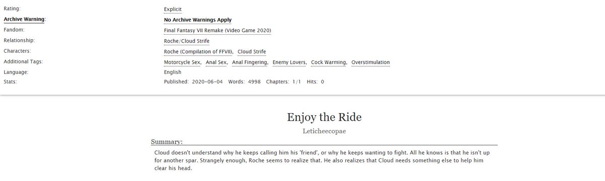 leticheecopae's tweet photo. A commission for the wonderful @HKukkii ! An #NSFW #RocheCloud story for the #FFVIIRemake . I hope you all enjoy it as well! Wonder what their ship name would be...hmmm...
https://t.co/pe6OqLnxJS
I also still have some commissions slots left!
https://t.co/ghEc4qogr9 https://t.co/bsR1oUITVQ