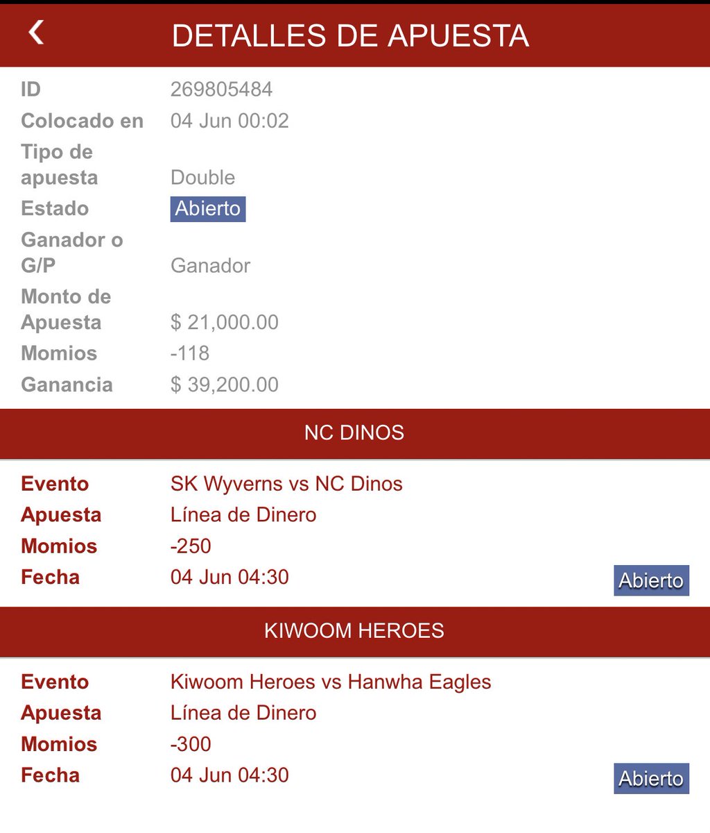 GallitoVip's tweet image. La tercera es la vencida #KBO 

Voy con esta jugada para la madrugada en el premium llevamos 5 días perfectos seguidos pero los free picks han quedado a deber, buena suerte para todos 

¿Me sigues?

Si se pierde rifare 2,100 entre los que den RT y ❤️