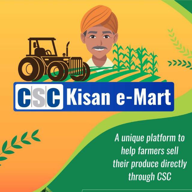 After yesterday ordinance by central Govt , now CSC can help farmers sell their produce directly on the portal