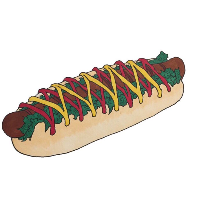 Hotdogのtwitterイラスト検索結果