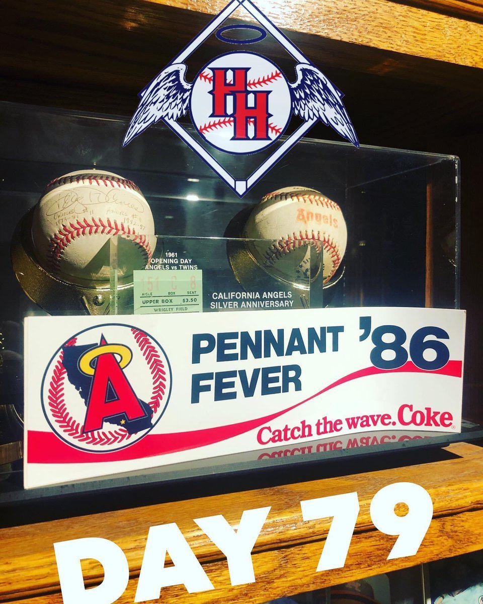 Halo_Haven's tweet photo. Day 79: 1986 Pennant Fever bumper sticker sponsored by Coca Cola. Join the #angelsmemorabiliachallenge and post a picture of your collection everyday until baseball is back. #halohaven #angelsbaseball #mlb #californiaangels #angels https://t.co/KBxhEd9J7R