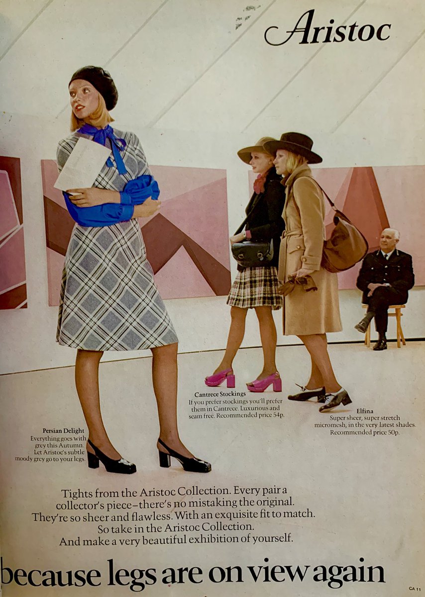Working 9 to 5 #1970s #fashion #pantyhose #pinkshoes