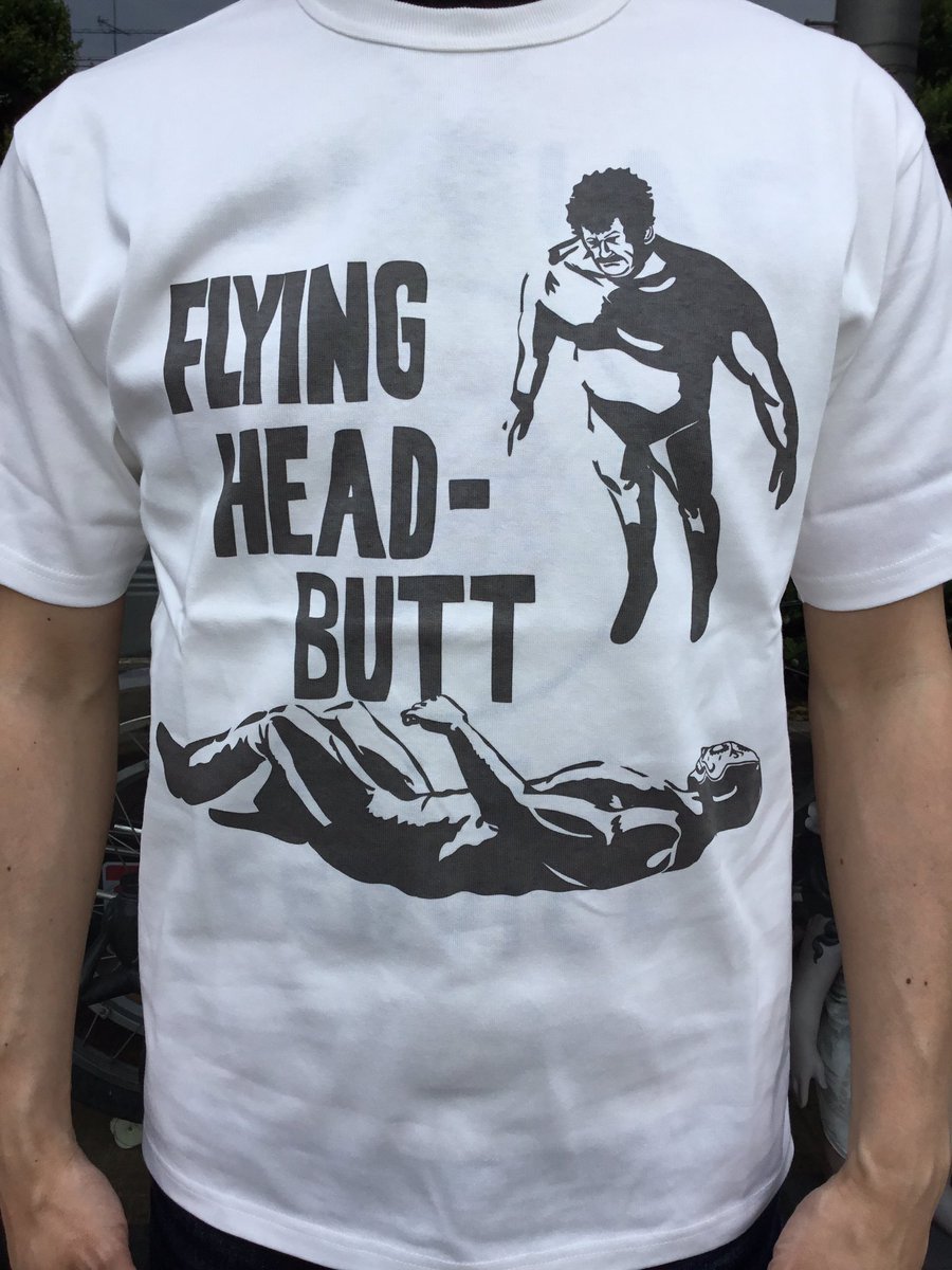 Porky S ポーキーズ 入荷情報 Jelado Flying Headbutt Tee 9000 Tax Off White 入荷情報 Jelado ジェラード Tshirt Tシャツ プロレス Headbutt ヘッドバット