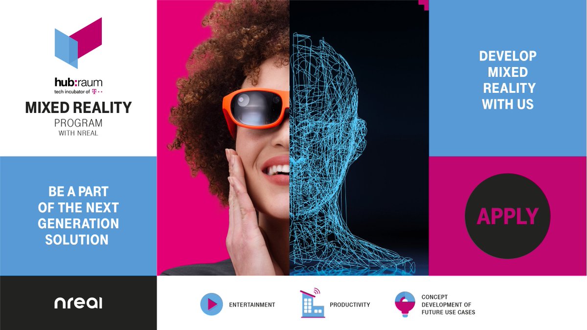 BeMyAppEMEA's tweet photo. Are you an experienced @unity3d #XRDeveloper ready to take on an exciting challenge?! Join @hubraum and @Nreal for the #MixedRealityProgramWithNreal and be a part of the next generation solution!
Apply now! https://t.co/lGApSkdKoH #techincubator #MR #AR #VR #NrealDevKit https://t.co/940XN06xmG