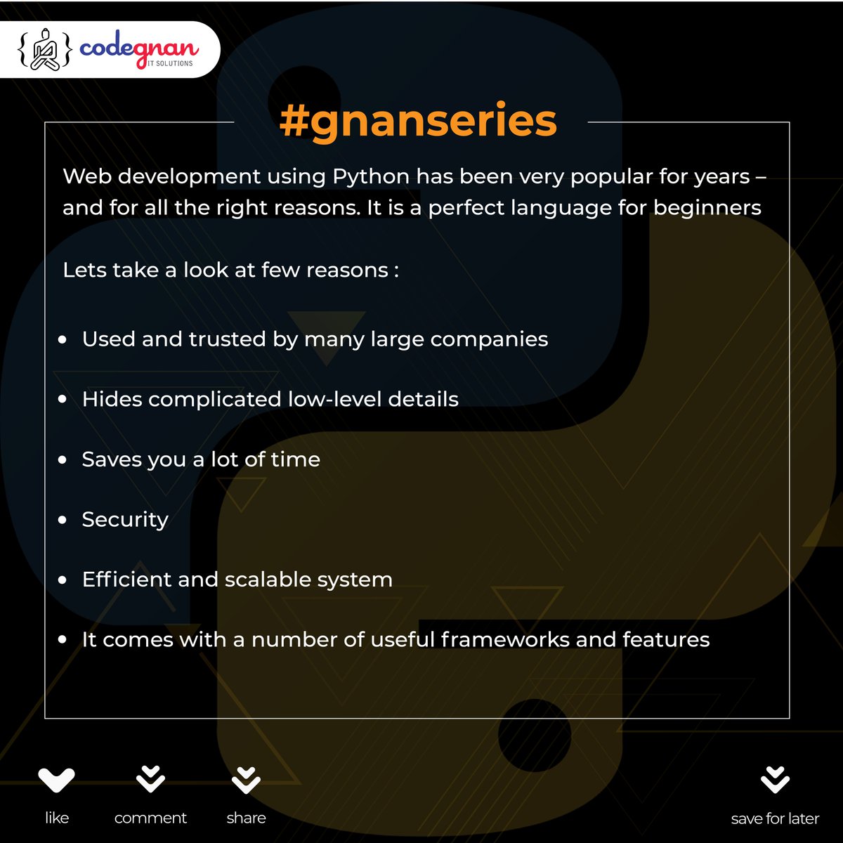 Codegnandotcom's tweet image. Dear Registrants, Tune into today's Live Session on Building Web Application with Python.
#webApplicationwithPython #PythonWebApplications #PythonApplications #NationalLevelBootcamp #Python #Pythonforlife #PythonProgramming #PythonLibraries #PythonCoding #PythonCareers #Codegnan