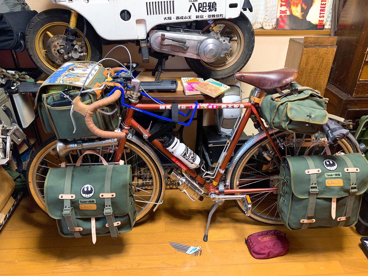 自転車用サドルバッグ　ランドナー　クラシカル　ヴィンテージコレクション（希少） Saddle Adventure CARRADICE×ミズタニ自転車】冒険心をくすぐるWorld アクセサリー