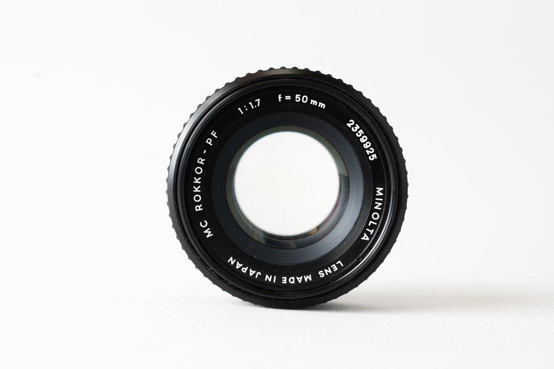 #MINOLTA MC ROKKOR-PF F1.7 50mm 【2006B13】

MINOLTA SRマウントの標準単焦点レンズ
「MC ROKKOR-PF F1.7 50mm」です。

外観・光学共に比較的良好です。

studio 令宮 -REIGU-
studioreigu.supersale.jp/items/30131185  
#BASEec