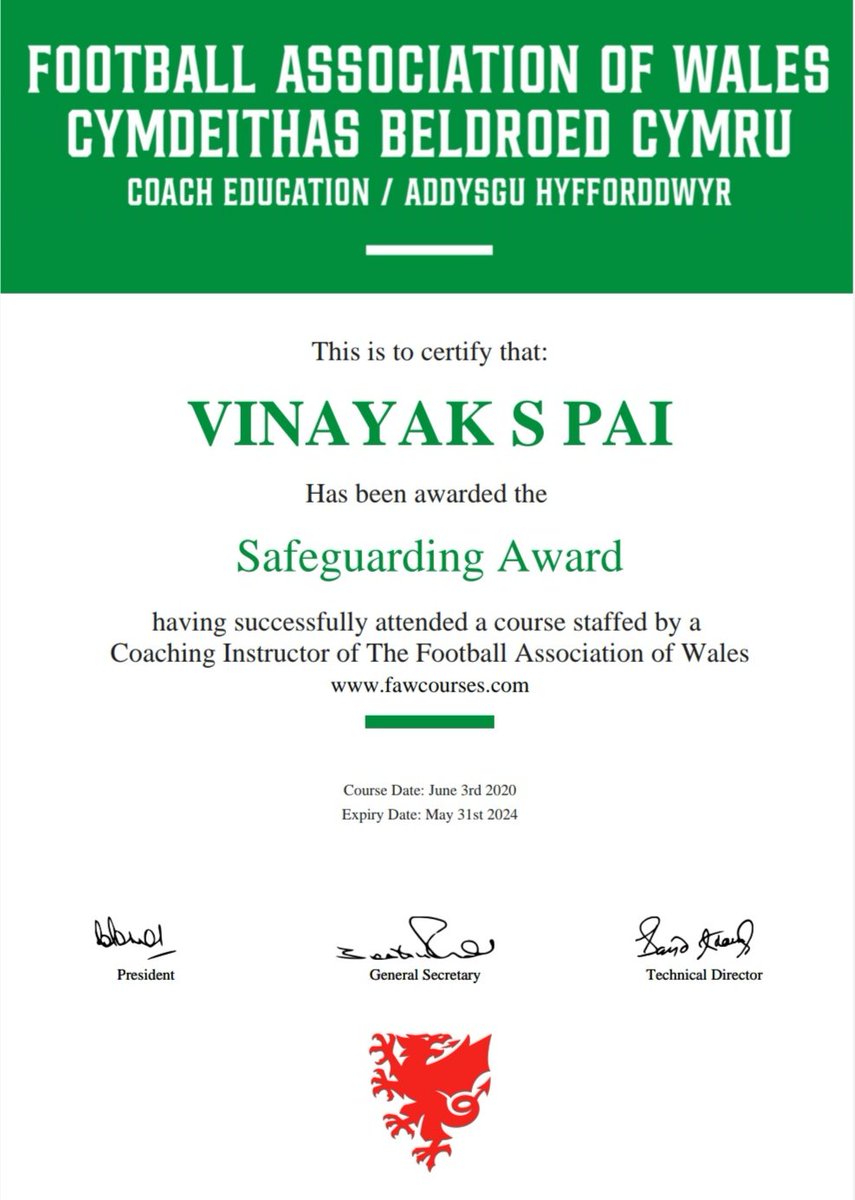 vinusp's tweet image. Thank you @FAWCoachEd @FAWTrust  for taking the award online it was a wonderful experience with tutor Sean and @andylewis03