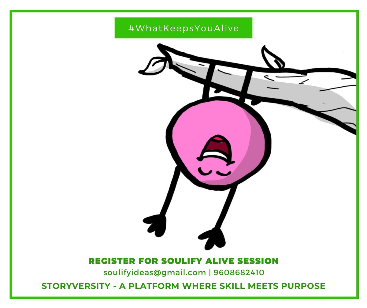SoulifyUniverse's tweet photo. Follow hashtag #WhatKeepsYouAlive
#आपकोक्याअस्तित्वमयरखताहै https://t.co/P2nV90CBnF
#SoulifyAliveSession #Storyversity #ReimagineAnimation #Skill #Purpose #Storytelling #Animation #Character #Writing #WritingForAnimation #Soulify #Story #StoryRainbow #AnimationFilm #filmmaking https://t.co/vNqiYr76u8