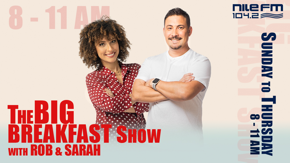 NileFM's tweet photo. Good morning 😃
It's time for the #BreakfastBangers on the #BigBreakfastShow with Rob & Sarah, so reply here, text 1042 or call 0238555055 to join us!
#80sAt8, #DeeperUnderground, & more to come 😎
LIVE now: https://t.co/1yAbXxOuwJ https://t.co/6nm5KNpnNw