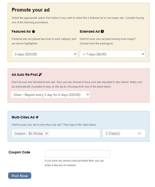 ShagNetworks's tweet photo. Increase your ways to earn more by using addons with your Backpage Clone &amp; Craigslist Clone. Our brand new addon "Advanced Multicities Ad". Let's not forget our most demanding addon "Ad Auto Re-post". Contact us at https://t.co/eEMZeWDDZV for details.
#Backpage #Craigslist #Clone https://t.co/FaQptzCFNJ