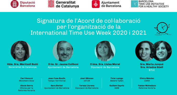 TimeUseInit_cat's tweet photo. I intervindran experts/es locals i internacionals que formen part de l’#ExpertLab de la @BCNTimeUse
i que estan compromesos en fer realitat els objectius del conveni: @hbits_motus @carlhonore @avondmama
@YvesBoulin
▶️https://t.co/ByBn8zIfsi
+ info: https://t.co/aRsOhlcPxQ https://t.co/Gl5MizTliD