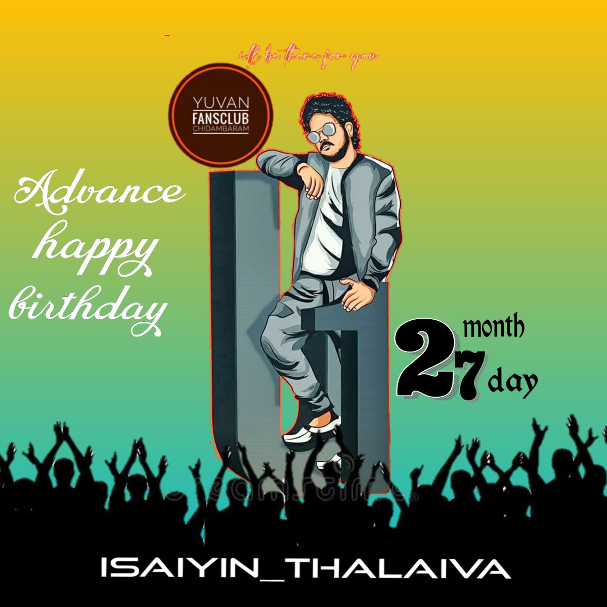 U1_YFCC's tweet photo. #என்றும்_யுவன்
#YFCC
#yuvanisim🎹
#எண்ணம்_போல்_வாழ்க்கை
#Adv_hbd_anna
Can't wait Anna @thisisysr @irfanmalik83 @bhavatharini @Premgiamaren @vp_offl @Actor_Krishna @dirbadri 
Lots of love bro.... 
💖💕♥️🎻🕊️🕊️🎸 https://t.co/6Sp0iLkQaQ