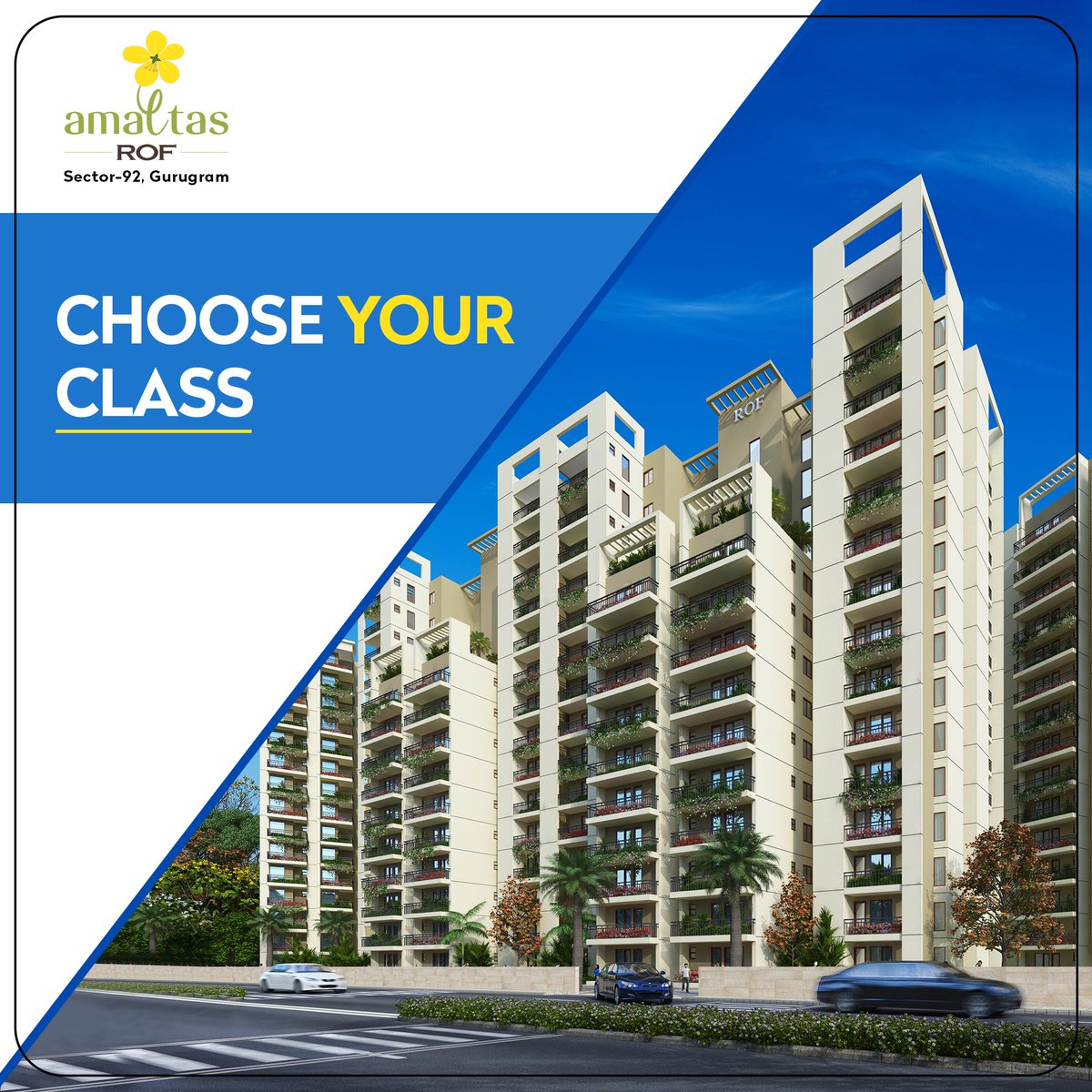 ROF_Group's tweet photo. Choose your class
#ROFGroup #ROFAmaltas #Sector92 #realestate #newhome #househunting #home #housing https://t.co/ZZVali9oSQ