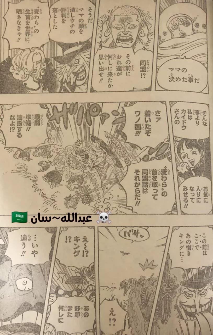 Spoiler One Piece Chapter 981 Spoilers Discussion Page 249 Worstgen