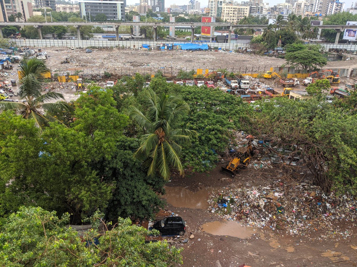 niket86's tweet photo. The Mumbai Andheri RTO grounds has started serving as a parking for Construction Vehicles apart from also being a dumping ground for all kinds waste becoming a breeding ground for viral &amp; infectious diseases

Request @mybmc @mybmcwardKW @AUThackeray to help us resolve the issue https://t.co/0wh5nNzO9E