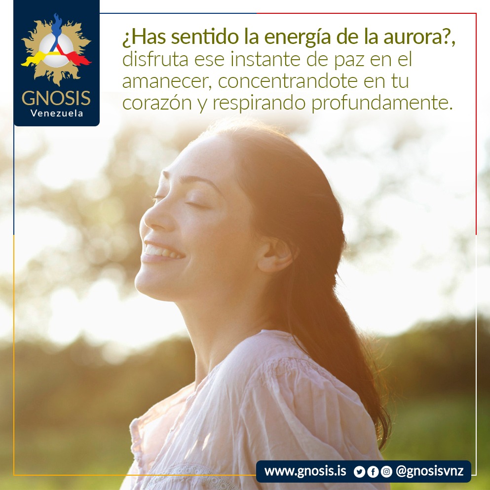 gnosisvnz's tweet photo. ¿Has sentido la energía de la aurora?, disfruta ese instante de paz en el amanecer, concentrándote en tu corazón y respirando profundamente. #TIPS #GnosisConócela https://t.co/ccfatNiJna