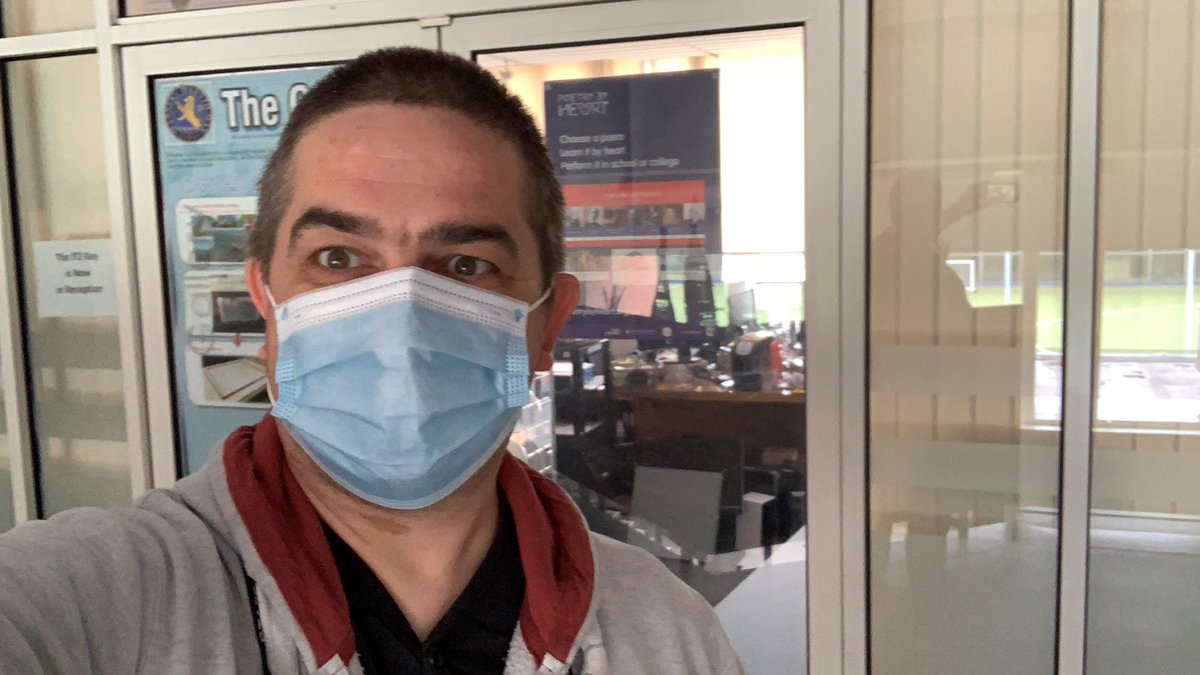 markdrabble's tweet image. Had to physically go into work yesterday as there are some things that cannot be done remotely - plugged in a usb webcam to a PC in classroom to test live streaming of lessons for when school opens. #school #education #teaching #teachingandlearning