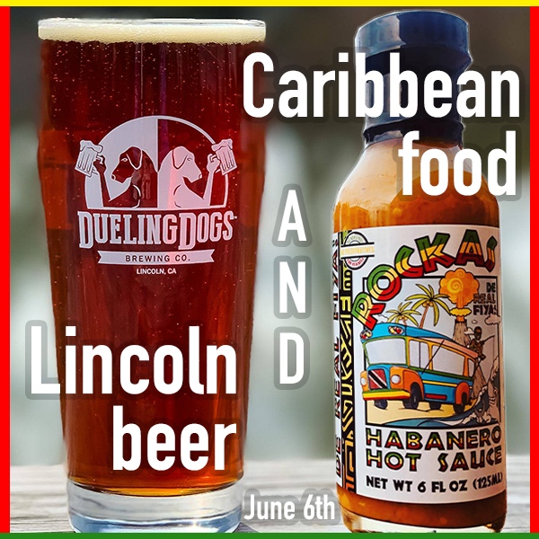 DuelingDogsBrew's tweet photo. It's the start of the summer, and what better way to kick off beach weather than with delicious Caribbean grub and a tasty cold beer? Can't wait to have Food Truck over on Saturday, June 6th from 11am to 5pm. #sitstaydrink #duelingdogs #Craftbeer https://t.co/P1dm9jTtG0
