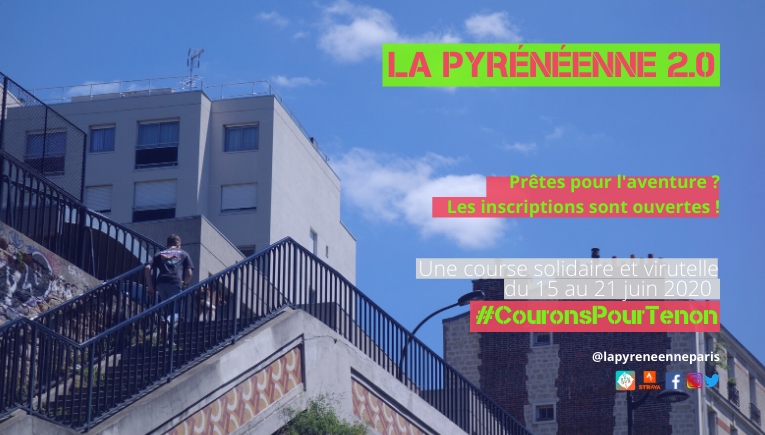 Les inscriptions sont ouvertes ! <a href="/HopitalTenon/">Hôpital Tenon AP-HP</a> <a href="/Mairiedu20/">Mairie du 20e</a> <a href="/ParisSportClub/">Paris Sport Club</a>  #coursesolidaire #couronspourtenon #pyr_virt #paris #paris20 #paris19 #paris11 #paris12 #paris10 #running #courirpourleplaisir #runinparis #montreuil #bagnolet #saintmande #vincennes #boisdevincennes