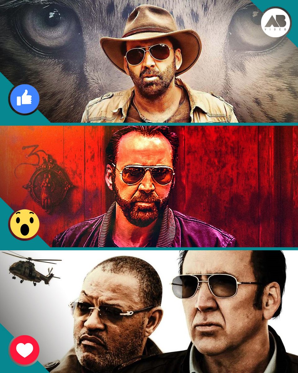 AB_Video's tweet image. 🚨 #SONDAGE 🚨 Quel film avec #NicolasCage vous donne le plus envie, entre..?
Le thriller haletant #RUNNINGWITHTHEDEVIL 🚁
👉 bit.ly/2XlCeSG 
Le survival 100% action #PRIMAL 🐅
👉oran.ge/2XMWIUO
L'intriguant et mystérieux #KILLCHAIN 🔫 
👉 bit.ly/2zYC5fU