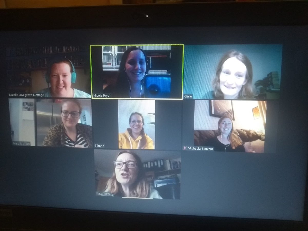 GodalmingNCT's tweet photo. Our volunteer committee meeting last night - the team planning for when we can get back together! Great to see everyone during Volunteers’ Week 💚 #godalming #cranleigh #nctvolunteersrock #ncthereforyou #surreymummy https://t.co/c9W8qXqm4j
