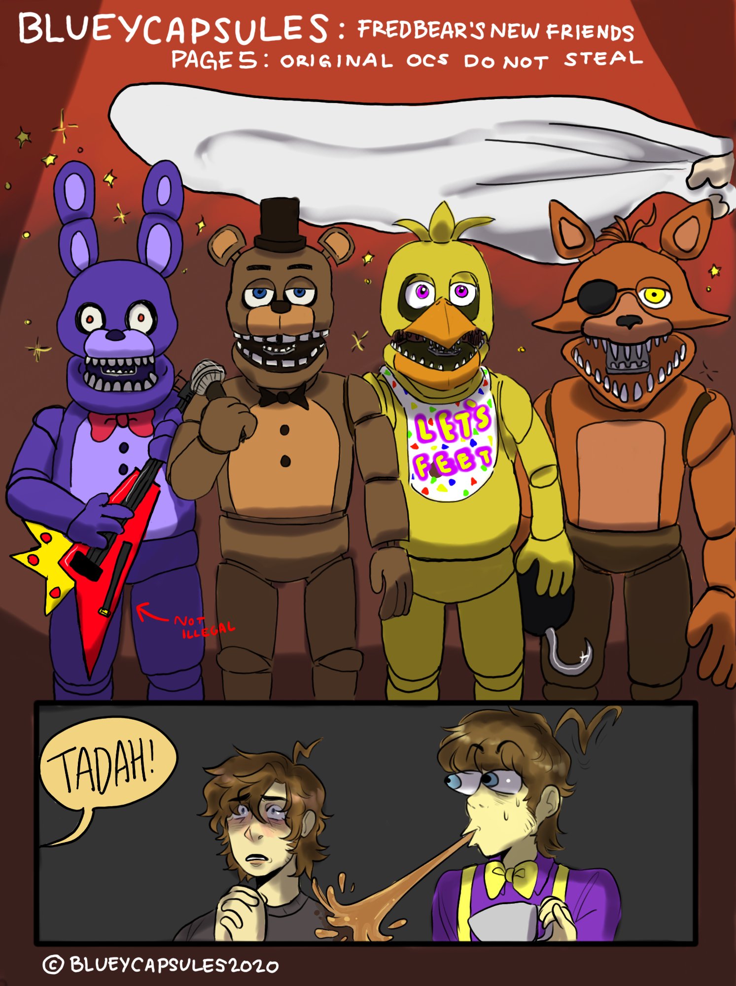 Bluey Capsules BR on X: TEM QUATRO DELES???!?! #FNAF