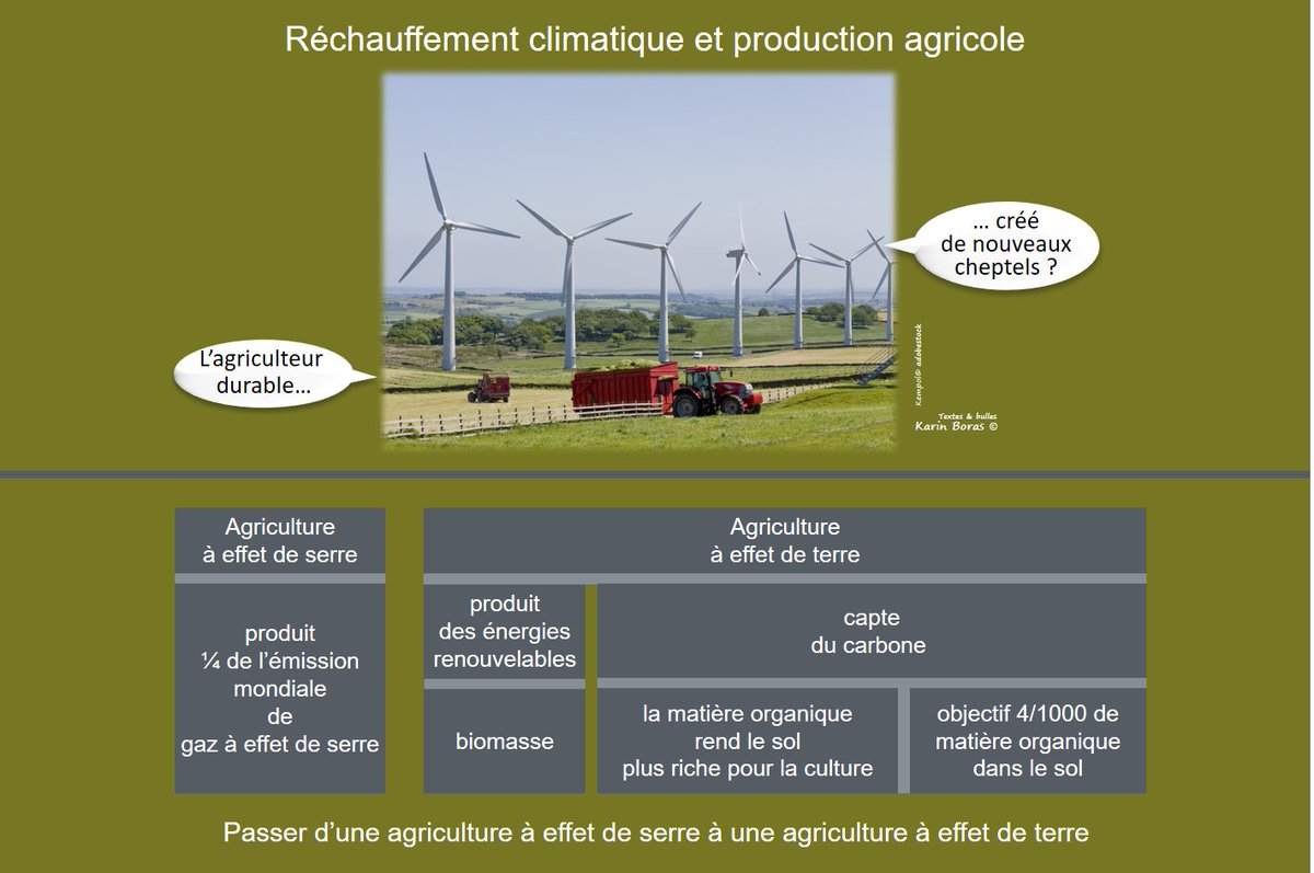🌱L'agriculture est en première ligne face aux effets du changement climatique 🌪⚡️☀️❄️💦 
⚖️ L’équilibre est complexe entre production et séquestration
Duo d'articles : Entre émissions, stockage et résilience, comment faire face au changement climatique ? agrifind.fr/agripreneur-xx…