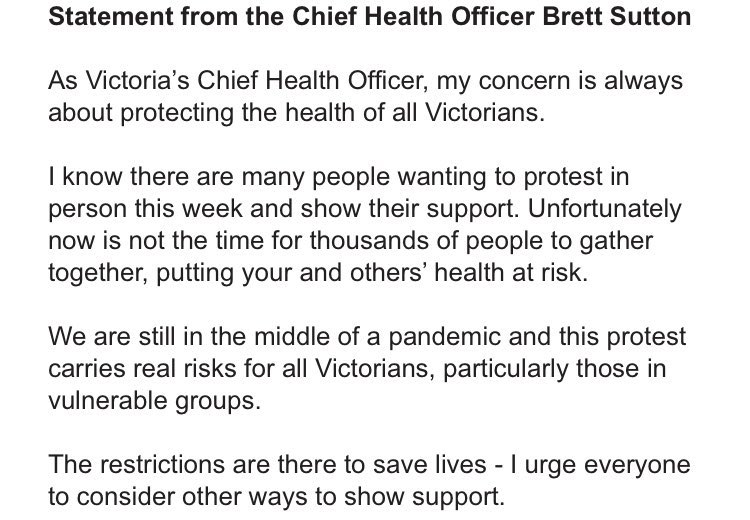 Chief Health Officer, Victoria (@victoriancho) on Twitter photo 