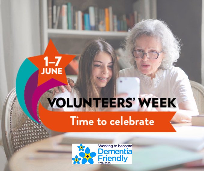 To celebrate #volunteerweek we have written a bit about some of the volunteering work our staff do for <a href="/DementiaFriends/">Dementia Friends</a>

Thank you to all the volunteers out there!
ow.ly/G8KH50zXATL 
<a href="/ExeterDAA/">Exe Dementia AA</a>