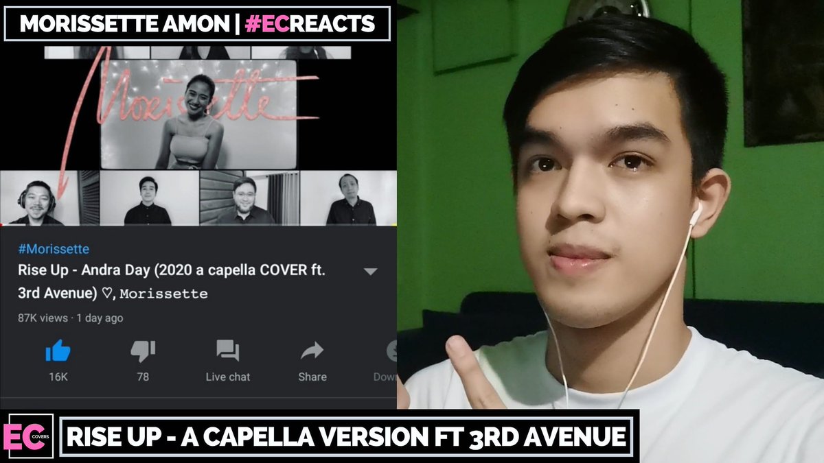 edsscabrera's tweet photo. #MorissetteAmon Rise Up A Capella Version ft. 3rd Avenue | REACTION VIDEO | WATCH IT HERE: https://t.co/I0oc3UzIvF
Blessed day everyone! I'm back again with another Asia's Phoenix video. Let me know your thoughts on my Youtube post! #AsiasPhoenix #RiseUp #ECCovers #ECReacts https://t.co/2E3i2YwNGG