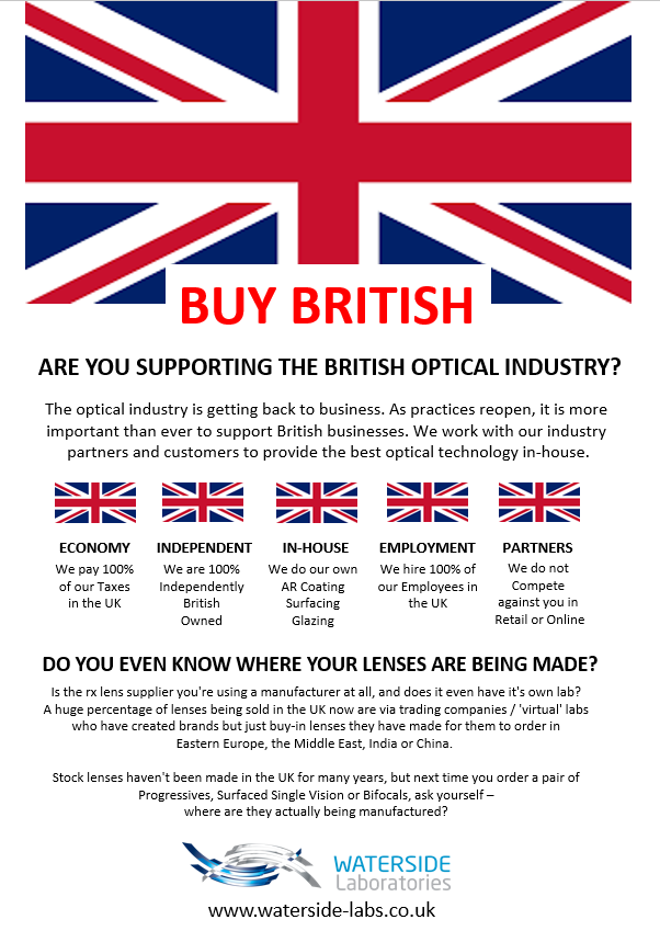 WatersideLabs's tweet photo. We'll be back fully operational from Monday June 15th (albeit with reduced staffing levels for now). WHERE ARE THE RX LENSES YOU BUY MADE??? #proudtobeBritish #independent #fullservicelab https://t.co/jbpfVi8Ead