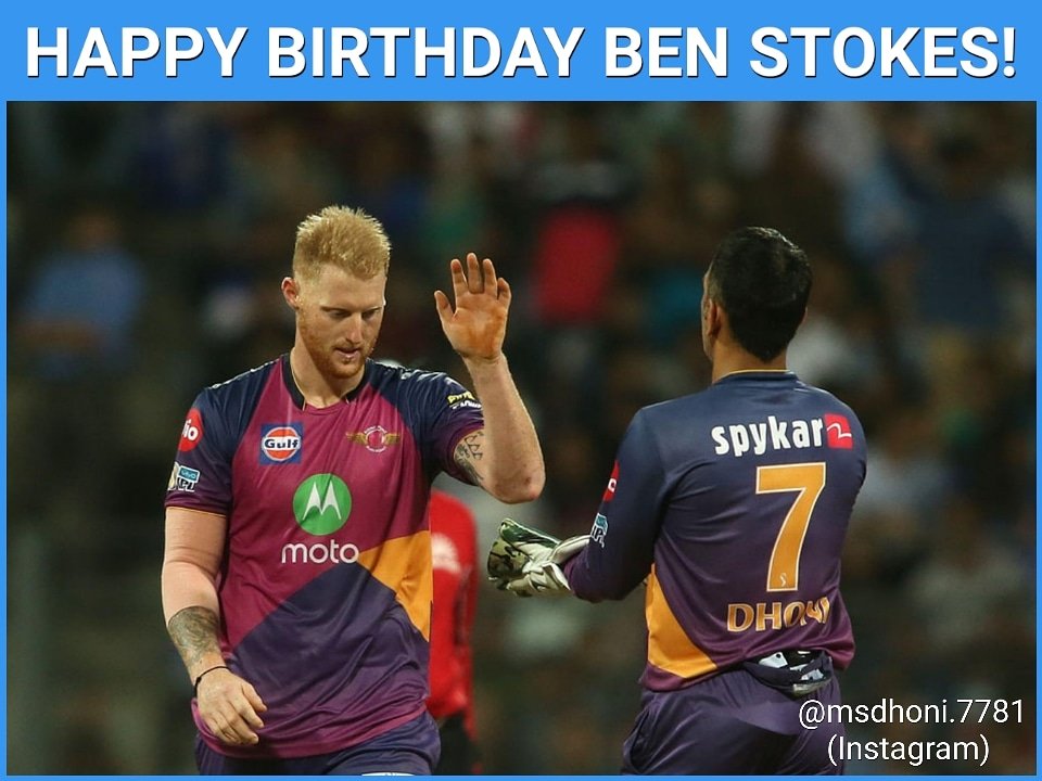 Happy Birthday Ben Stokes    