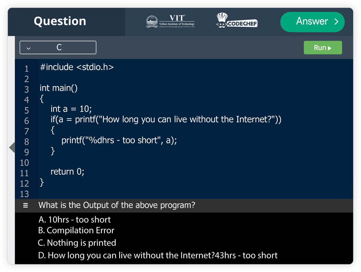 codechefvit's tweet image. #competitivecoding #codechef
#programming #codechefvit