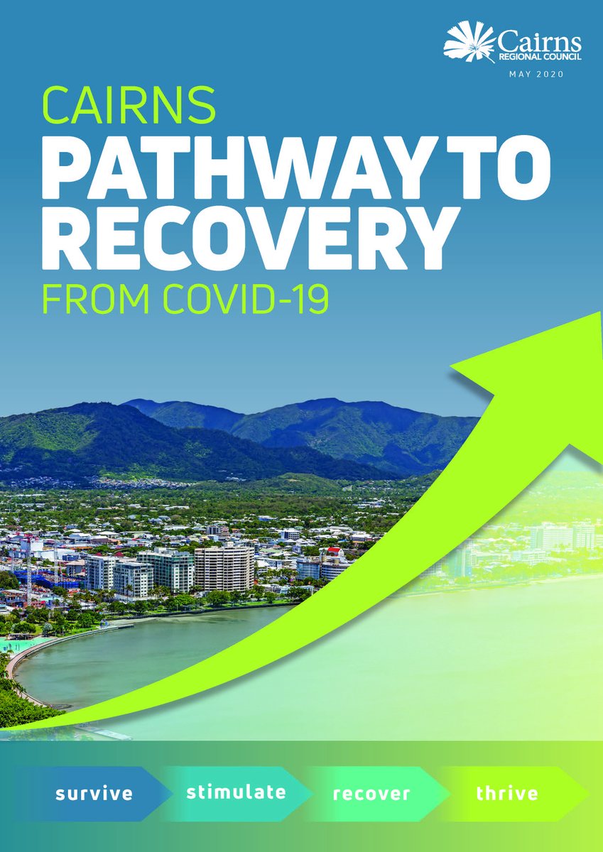 As members of the Cairns COVID-19 Economic Response &amp;  Recovery Sub-Committee, we've worked closely with Cairns Regional Council, TTNQ, Cairns Chamber of Commerce, Cairns Airport, Ports North &amp; others to develop Cairns' Pathway to Recovery. Launched today. cairns.qld.gov.au/council/covid1…