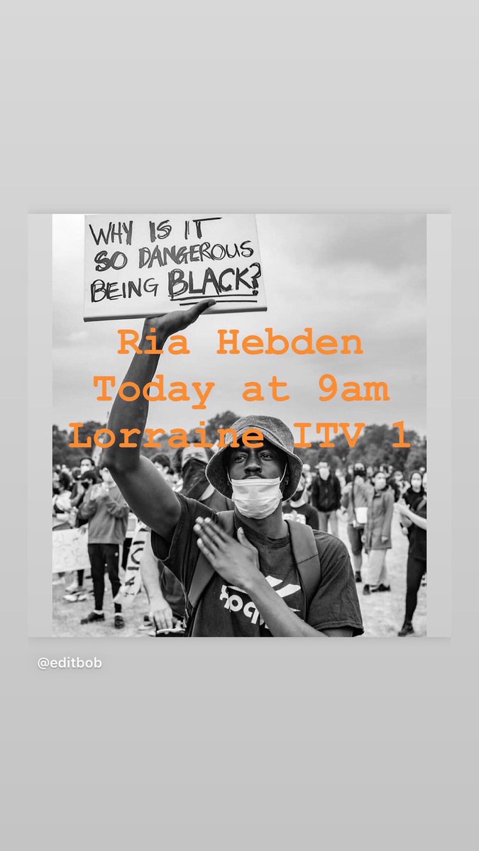 Watch Ria on Lorraine in 10 minutes