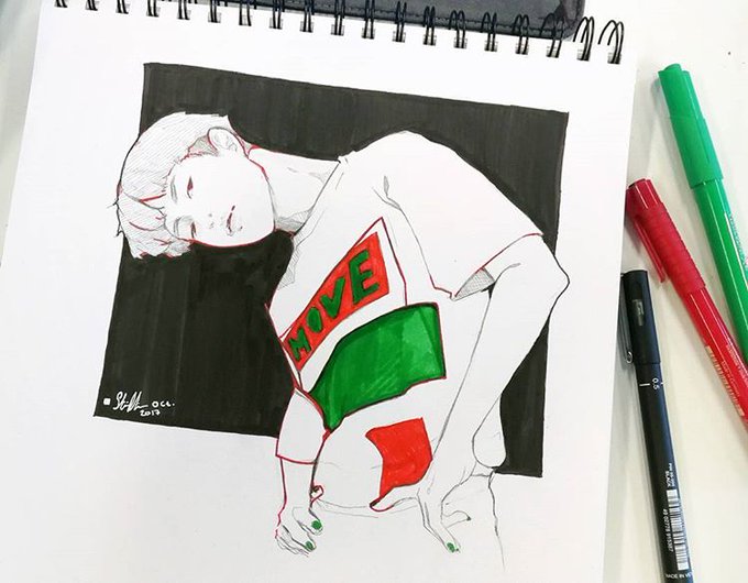 I am the kind of student who doodles in class
#Taemin #SHINee 