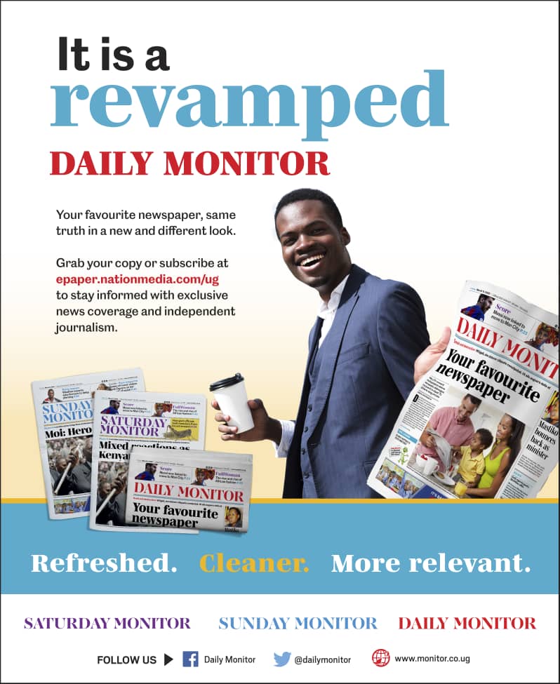 DailyMonitor's tweet photo. In case you have you not been able to check out our redesigned, fresh-looking paper, or caught up on today's news, features and opinions, just subscribe to the epaper here: https://t.co/UGivxpPqn5 #MonitorRevamped https://t.co/woj2bZKAjw