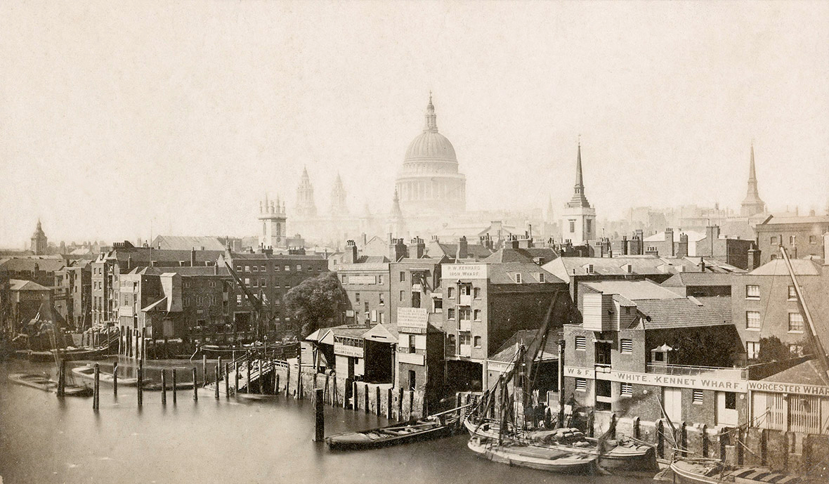 Over the last couple of months I've shared some gorgeous shots of St Paul's from the 1850s and '60s and so I thought I'd pull together four of the most popular into a single tweet for you to enjoy x