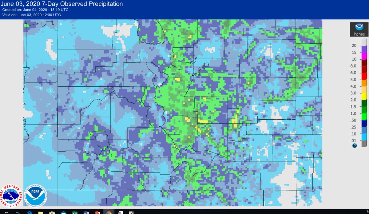 NWSPueblo's tweet image. While some beneficial rain was recorded across south central and southeast Colorado over the last week, especially in the Pikes Peak region, the latest US Drought Monitor continues to indicate severe to extreme drought conditions across most of southern Colorado.  #cowx