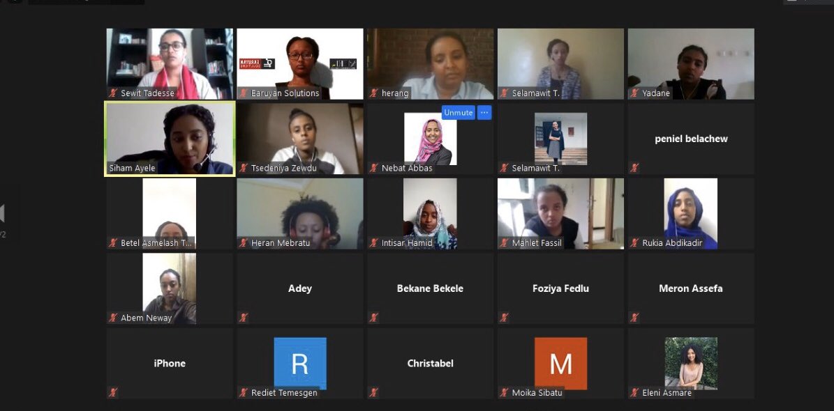 MERI’s 2nd session has begun. Our guests are giving MERIs important insight regarding job search, personal development and career development. We thank you very much! <a href="/siham_ayele/">Siham Ayele</a> <a href="/selamtez4/">Selamawit Tezera| ሰላማዊት</a> <a href="/nebatabbas/">nebatabbas</a> #jobsearch #jobmarket #Meri