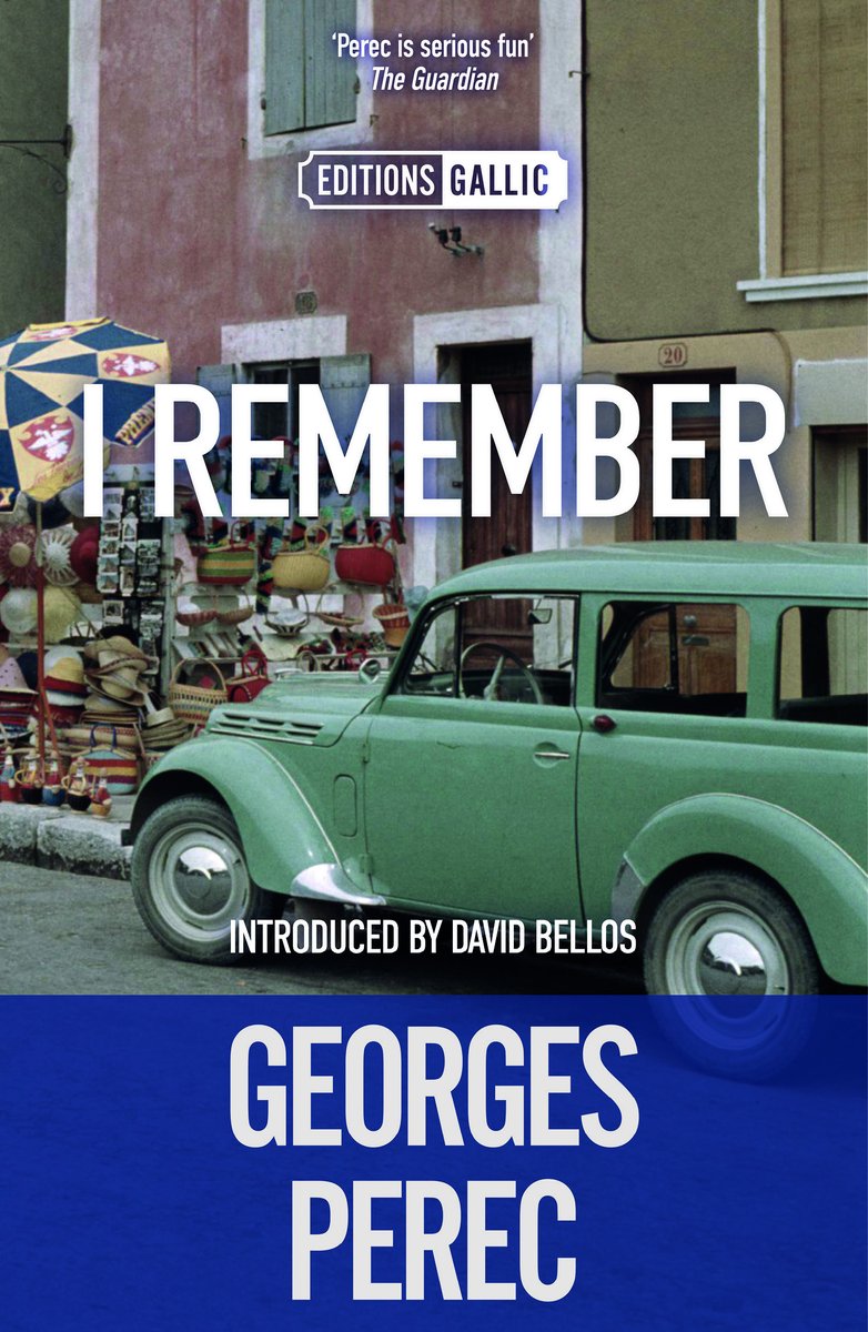 What a wonderful review of Georges Perec's I Remember in @spectator! 'Allusions to the Vichy regime or Algeria...lend a solemnity to what is mostly a joyous, if fragmented, summoning up of an already faded world.' 
spectator.co.uk/article/for-a-… 
@BelgraviaB @FMcMAssociates