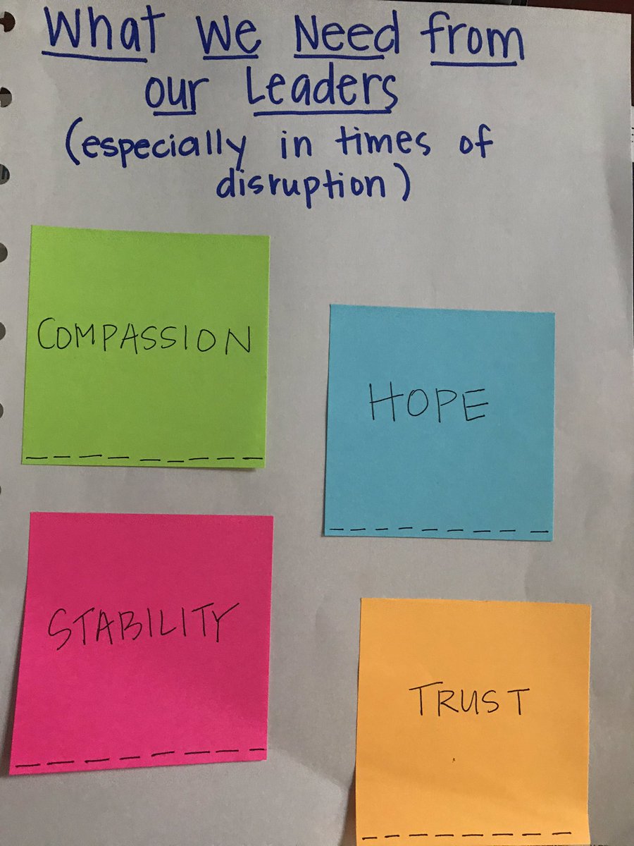 Discussed what type of leaders our students and staff need us to be - with <a href="/SpearsLibby/">Libby Spears</a> and @gwarnocktisd